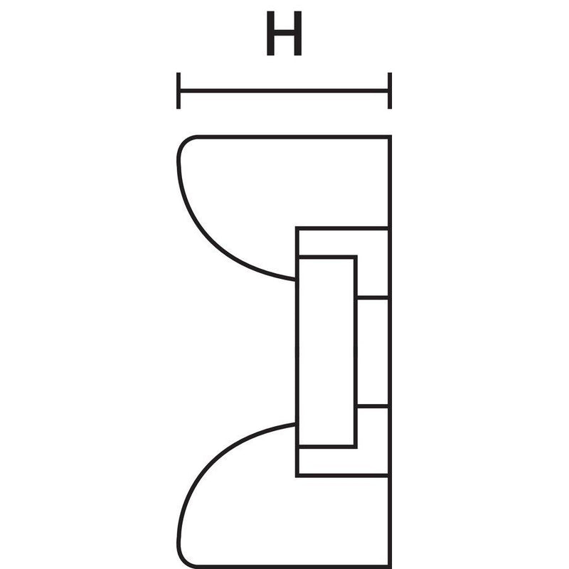 HellermannTyton - Befestigungssockel und -element für Kabelbinder Befestigungssockel KR6G5 PA66 BK 100 18x12mm − 100 Stück