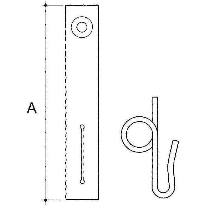 Niedax - S-Haken Seilbefestigung LS-54