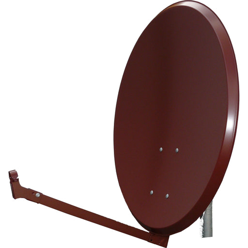 Televes - Satellitenantenne Alu-Reflektor S80EL-Z 80cm ziegelrot