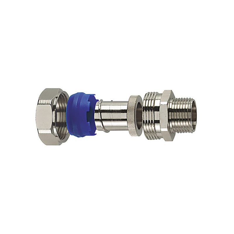 HellermannTyton - Metall-Schutzschlauch-Verschraubung Verschraubung PCS32-FMC-M32 si − 2 Stück