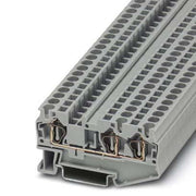 Phoenix Contact - Durchgangs-Reihenklemme Durchgangsreihenklemme ST 4-TWIN BK − 50 Stück