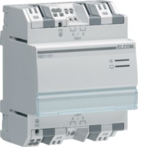 Elcom - Zusatzgerät für Türkommunikation Nebenstrang-Koppler RED115Y 2Draht BusSystem REG