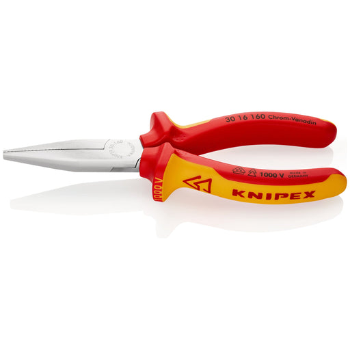 Knipex - Flachzange Langbeckzange 30 16 160 isoliert, 160mm