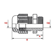 Plica - Kabelverschraubung 935344017 M16 (2,5-8) PA6