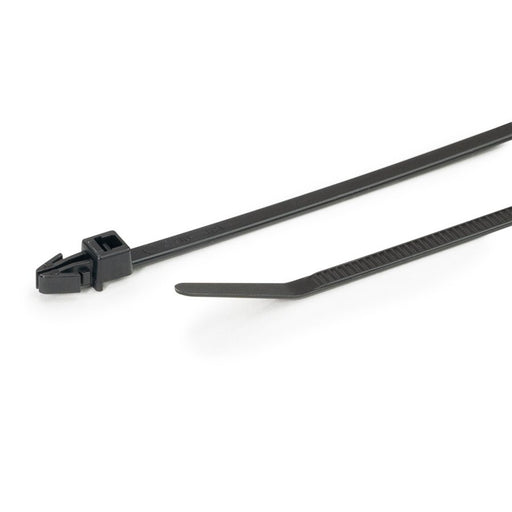 HellermannTyton - Kabelbinder Befestigungsbinder T30RSF-PA66-NA 158x3,6 Spreizanker − 500 Stück