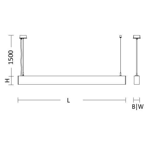 SCHMITZ-WILA - Pendelleuchte LED-Pendelleuchte 150-101-204-E 4000K