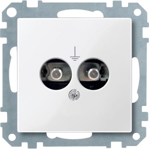 Merten - Einsatz/Abdeckung für Kommunikationstechnik Steckdosen-Einsatz pws/gl 290419 Potentialausgleich