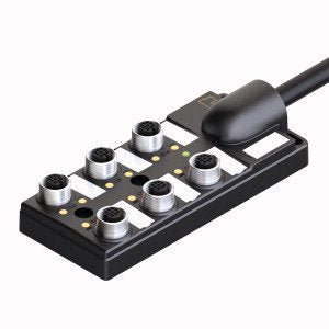 Turck - Passiver Sensor-/Aktor-Verteiler (mit Leitung) Aktuator-/Sensor-Verteiler TB-6M12-4P2-5/TXL M12x1, 6-fach