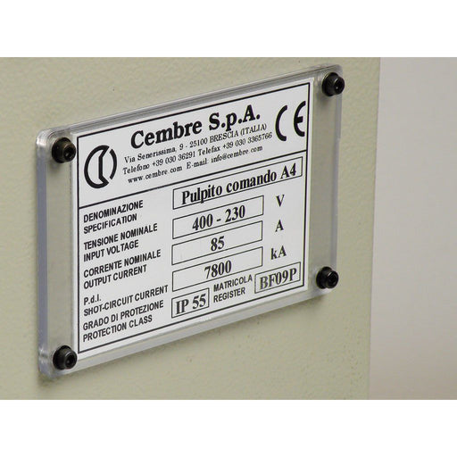 Cembre - Kennzeichnungsmaterial 48997 MG-VRT-R PVC 50X100M 48997 M WEISS − 50 Stück