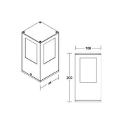 Brumberg Leuchten - Wegeleuchte LED-Pollerleuchte 65191103 3000K, graphit