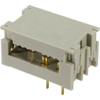Harting - Leiterplattensteckverbinder Leiterplattenverbinder 09190109643 Lötanschluss − 156 Stück