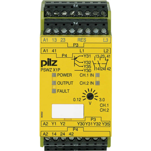 Pilz - Drehzahl-/Stillstandüberwachungsgerät Stillstandswächer PSWZ X1P #777950 3V/24-240VACDC