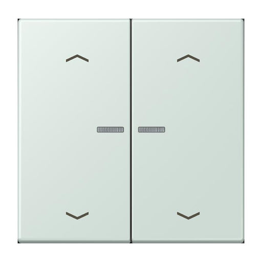 Jung - Abdeckung/Bedienelement für Installationsschalterprogramme Wippe mit Lichtleiter LC 102 KO5P 215 ceruleen pale