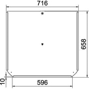 OBO Bettermann - Deckel T-Stück für Kabeltragsystem Deckel für T-Stück RTD 600 FS B600mm