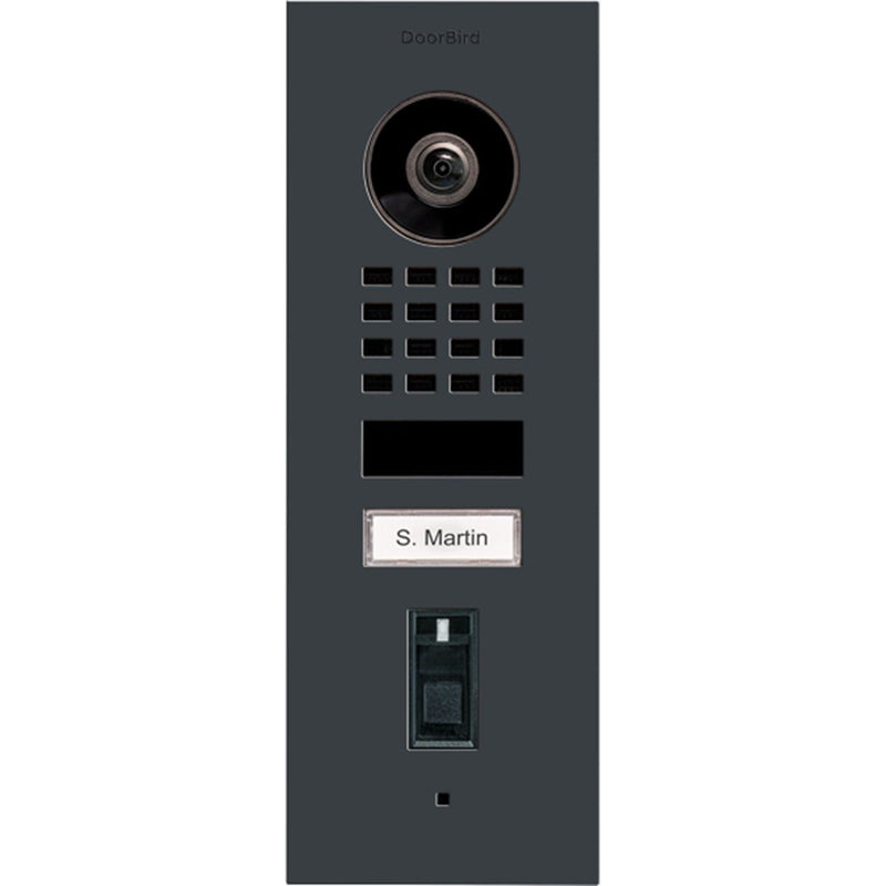 Doorbird - Kombiniertes System Zutrittskontrolle/Türsprechanlage IP Video Türsprechanlage 423900332 FingerprintUnterputz