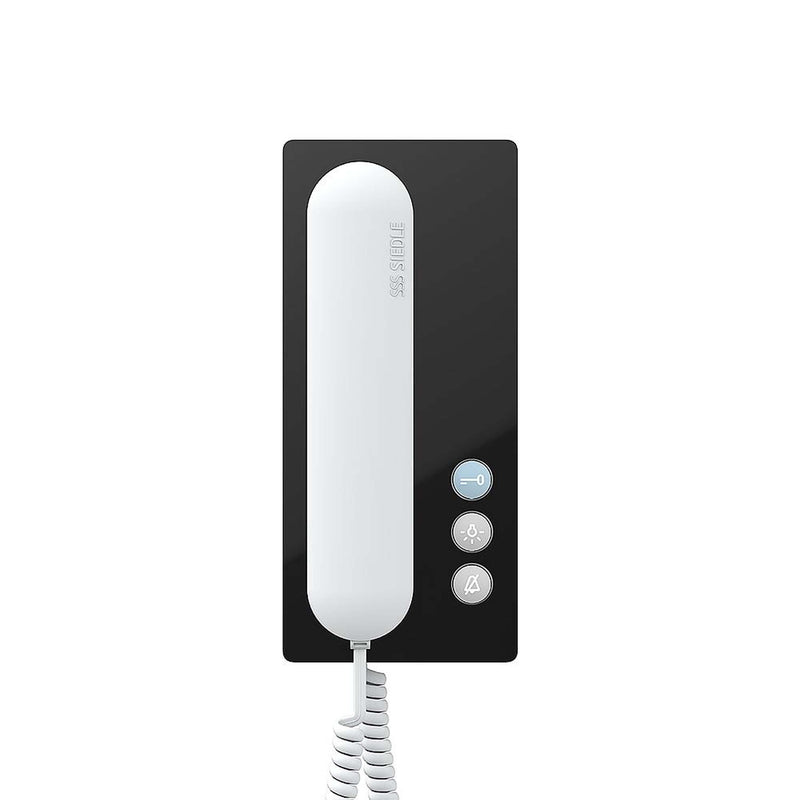 Siedle&Söhne - Innenstation für Türkommunikation Bus-Telefon Standard BTS 850-02 SH/W schwarz-hgl/weiß