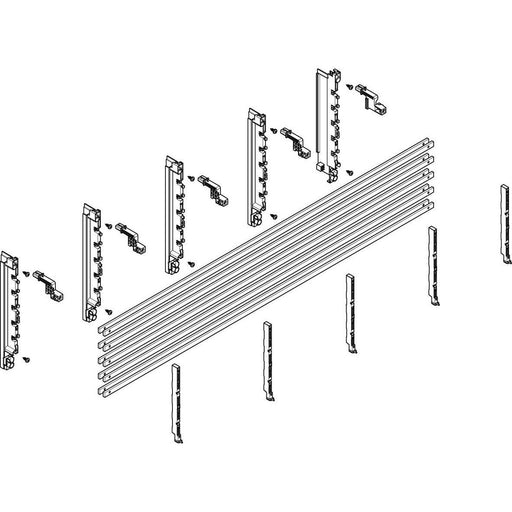ABN - Verteilerfeld für Installationsverteiler Sammelschienen-Modul MTSC42535 tief 4FB/2RE