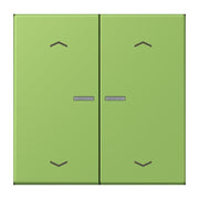 Jung - Abdeckung/Bedienelement für Installationsschalterprogramme Wippe mit Lichtleiter LC 102 KO5P 220 vert 31