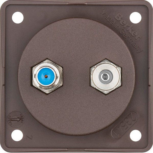 Berker - Antennensteckdose Antennen-Steckdose 945602501 Radio/SAT br