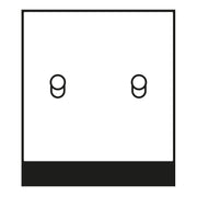 Jung - Abdeckung/Bedienelement für Installationsschalterprogramme Abdeckung mit Kipphebel ME 12-5 P C K 25 Kegel, 1fach