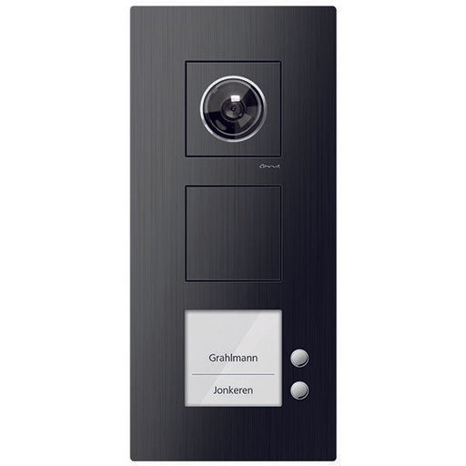 TCS Tür Control - Türstation für Türkommunikation Video Außenstation CAE2102-0156 2 Tasten, re, AP sw