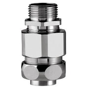 Flexa - Metall-Schutzschlauch-Verschraubung Metallverschraubung gerade USZ-EX-M, AD21-M20 AD 21, M 20 x 1,5 − 10 Stück