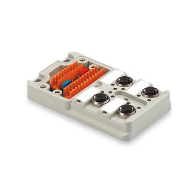Weidmüller - Passiver Sensor-/Aktor-Verteiler (ohne Leitung) Sensor Aktor Verteiler SAI SAI-4-M 5P M12 UT − 2 Stück