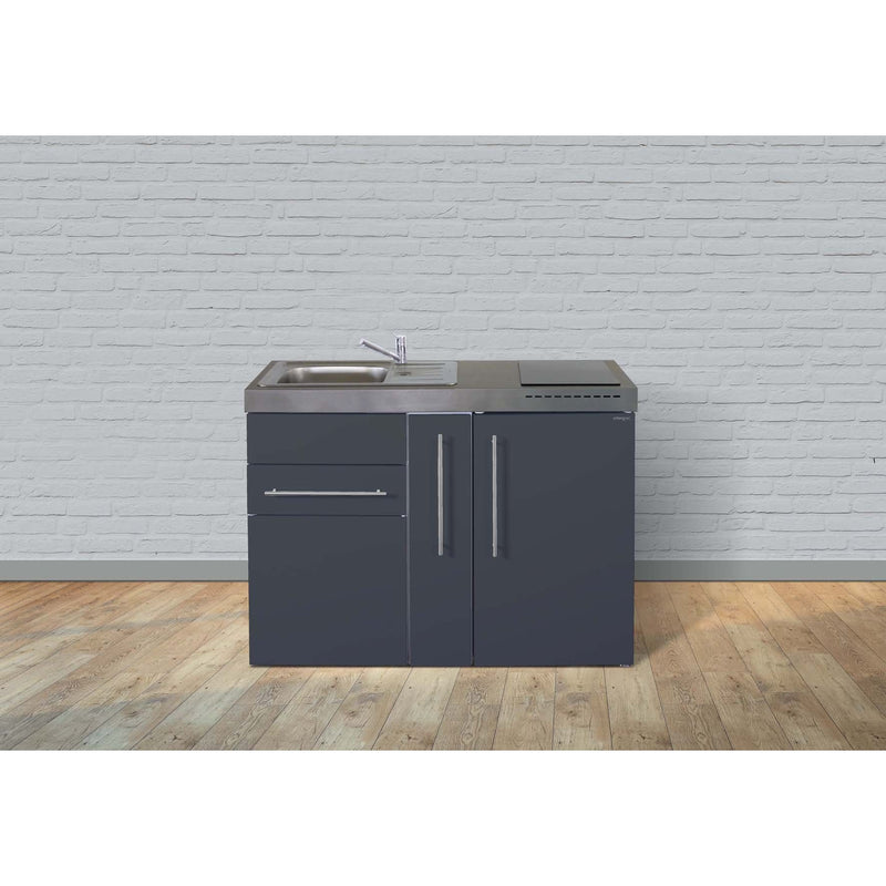 Stengel - Mini-Küche Miniküche Premiumline MPSG120AKSGKFreBliS Schiefergrau