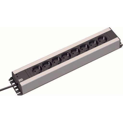Bachmann - Mehrfachsteckdose 19Zoll Steckdosenleiste 8f 300.006 Schutzk.,35Grad