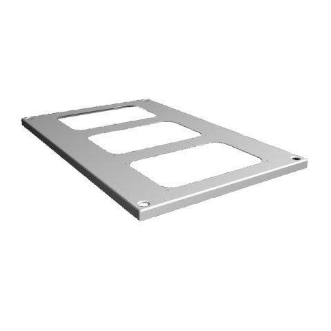 Rittal - Dach-/Bodenelement (Gehäuse/Schaltschrank) Dachblech SV 9681.546 BT: 400x600mm