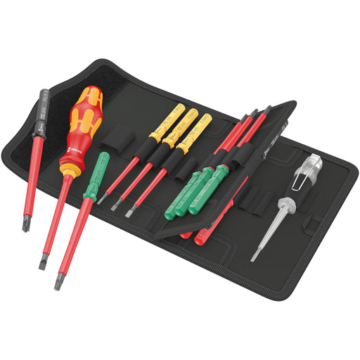 Wera - Werkzeugset Kraftform Kompakt VDE 16 05006607001 Finder, 16-teilig