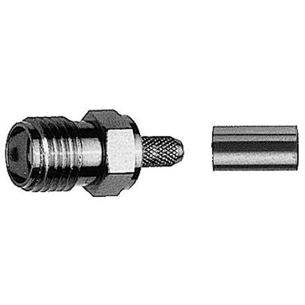 Telegärtner - Koax-Steckverbinder SMA-Kabelbuchse cr NI 100024674 RG174/U,188A/U,316/U − 5 Stück