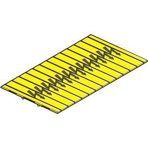 Krüger-Werke - Warn-/Hinweisschild Schutzabdeckung EPU6 1 Karte/12 Schilder