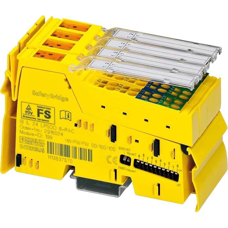 Phoenix Contact - Feldbus, Dez. Peripherie - Digitales Ein-/Ausgangs-Modul Sicherheitsmodul IBIL24LPSDO8V2-PAC