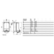 Bals Elektrotech - CEE-Steckdose (IEC 60309) CEE-Steckdose 110486