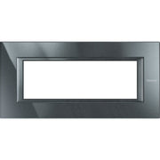 Legrand (BT) - Abdeckrahmen Axolute Rahmen 6-Modul HA4806HS alu schwarz
