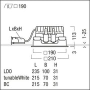 Zumtobel Group - Downlight/Strahler/Flutlicht LED - Einbauleuchte P - INF Q #60818276 3000K
