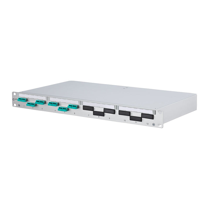 Metz Connect - Patchpanel LWL LWL-Patchfeld OpDAT PF 150205BA06-E 6xSC-D OM3 bestückt