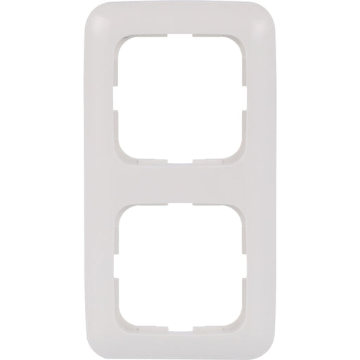 Busch-Jaeger - Abdeckrahmen Rahmen 2-fach 2512-214 aws senk.+ waager