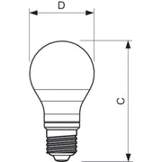 Philips Lighting - LED - Lampe/Multi - LED LED - Lampe E27 CorePro LED#36124900 matt Glas