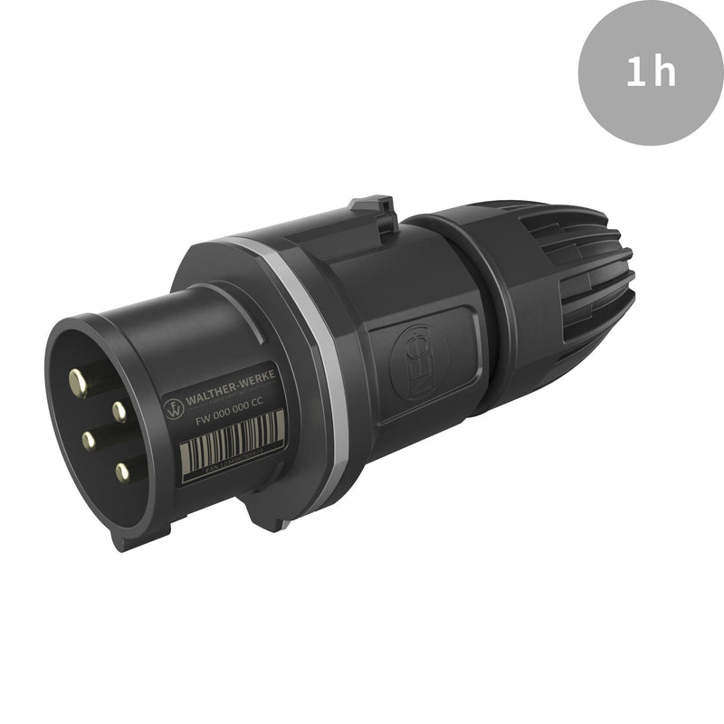 Walther Werke - CEE-Stecker (IEC 60309) CEE NEO Stecker FW211401CC Classic 16A 4P 1h − 10 Stück