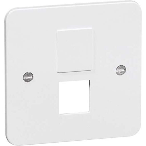 Peha - Einsatz/Abdeckung für Kommunikationstechnik Abdeckung rws D 80.610.02 AMP für 2 MJ-Steckverb