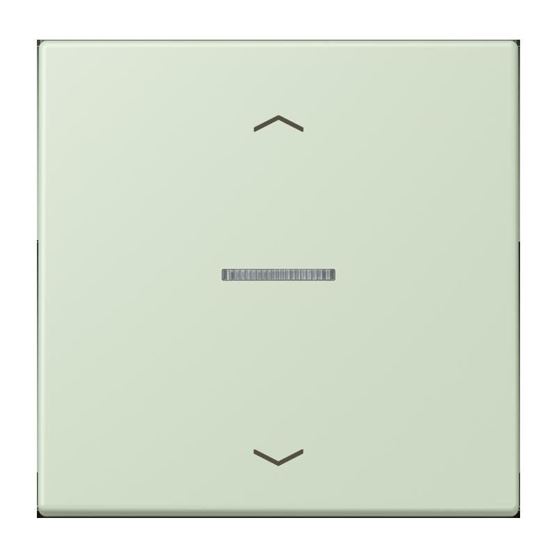 Jung - Abdeckung/Bedienelement für Installationsschalterprogramme Wippe mit Lichtleiter LC 101 KO5P 218 vert anglais pale