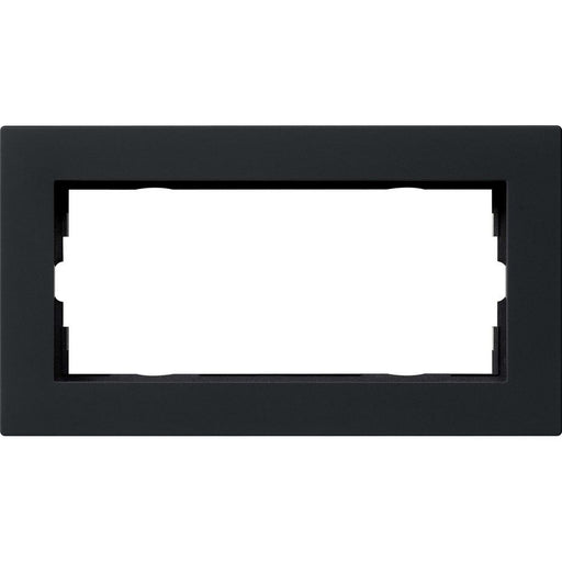 Gira - Abdeckrahmen 2f. sw 1002095 flach