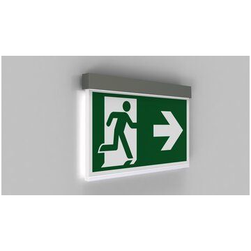RP-Technik - Sicherheitsleuchte Rettungszeichenleuchte AXR408WL-E 8h Wireless eds-opt