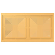 Jung - Abdeckrahmen Rahmen 2-fach LCZ 982 BF 254 ocre jaune clair