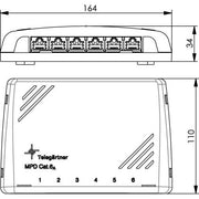 Telegärtner - Patchpanel Kupfer Mini-Verteiler Cat6A 100006987 MPD6-HS K apws