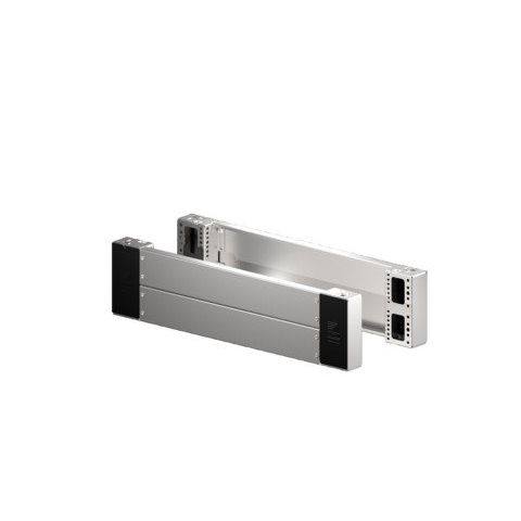 Rittal - Sockel/Sockelelement (Schaltschrank) Sockel-Eckstück m. Blende VX 8660.061 (VE2) H:200mm,für B:800mm − 1 Packung