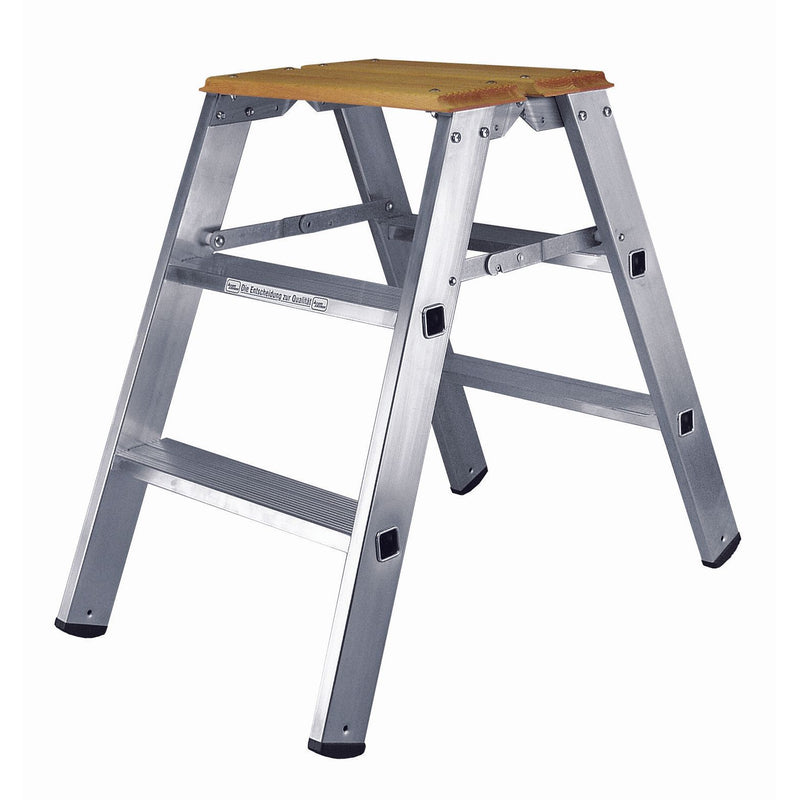 ILLER-LEITER - Stufenleiter Montagetritt, beidseitig 56703 2x3 Stufen