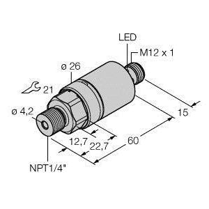 Turck - Druckschalter Drucksensor PC01VR-203 #6833737